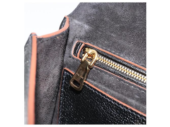 Miu Miu Shoulder Bag Leather Black Gold - vista 23