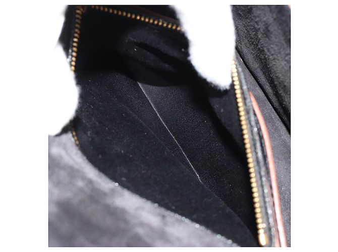 Miu Miu Shoulder Bag Leather Black Gold - vista 24
