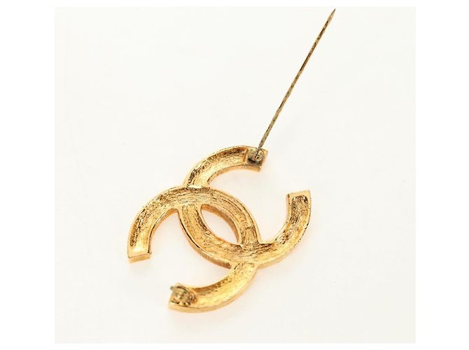 CHANEL COCO Mark Brooch metal Gold Tone CC - vista 10