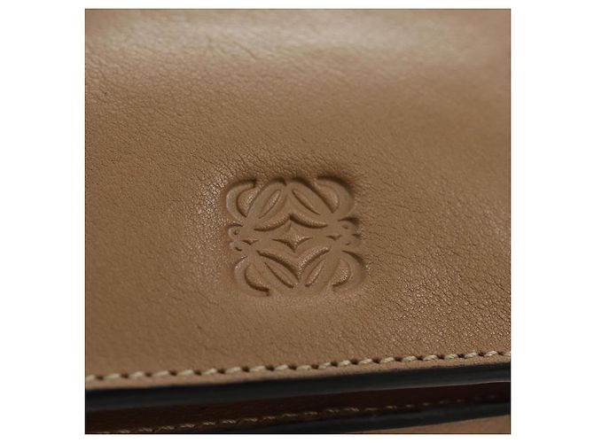 LOEWE Pouch Shoulder Bag Leather Brown - view 18