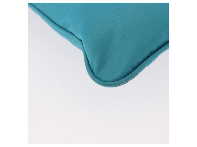 PRADA Shoulder Bag Nylon Light Blue Silver - vista 16
