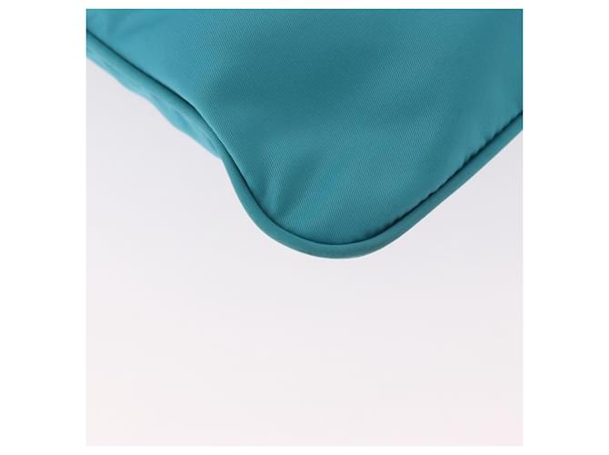 PRADA Shoulder Bag Nylon Light Blue Silver - vista 18