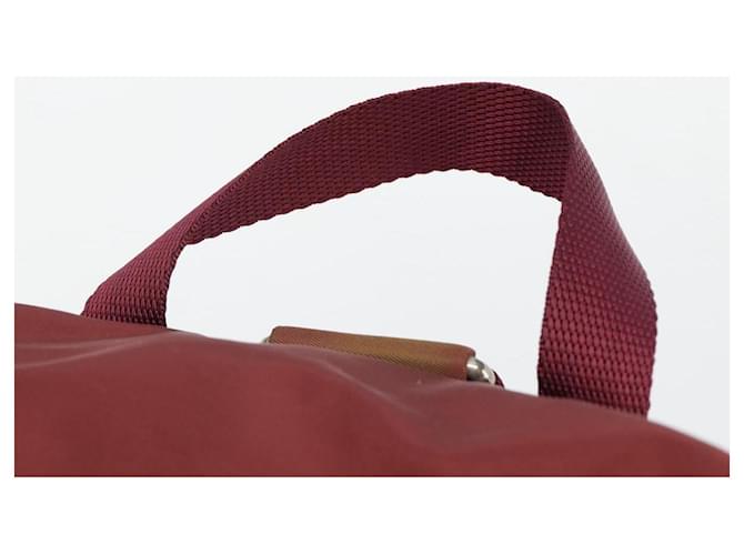 PRADA Rucksack Nylon Rot Silber - Ansicht 14