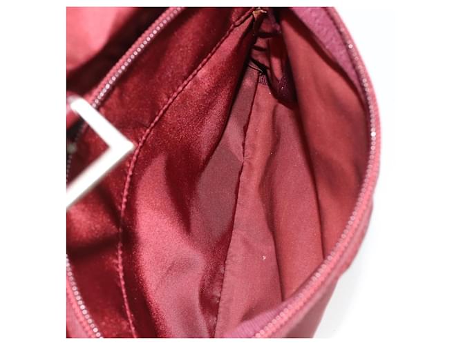 PRADA Rucksack Nylon Rot Silber - Ansicht 30