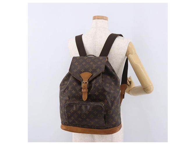LOUIS VUITTON Monogram Montsouris GM Backpack M51135 LV - vista 27