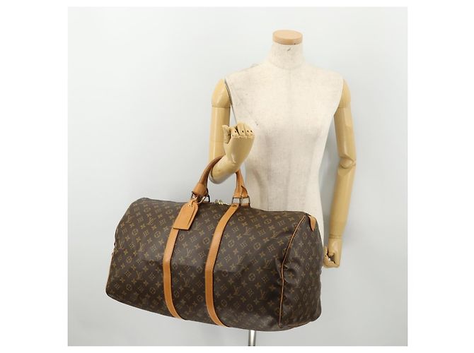 LOUIS VUITTON Monogram Keepall 55 Boston Bag M41424 LV - vista 22