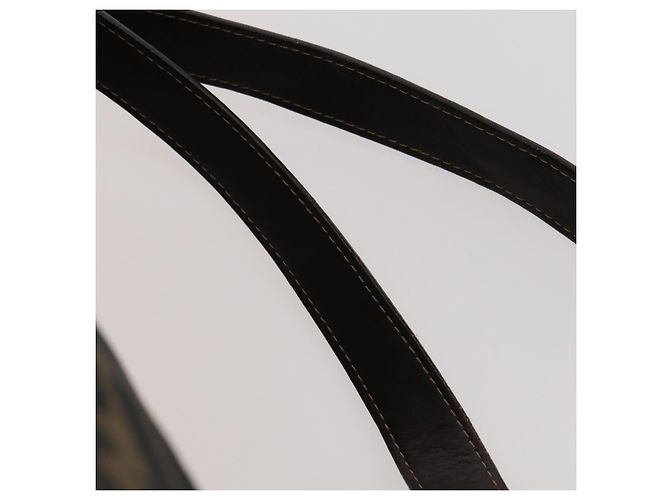 FENDI Zucca Canvas Backpack Brown Black - vista 15