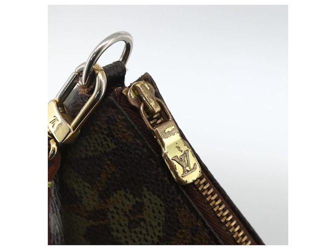 LOUIS VUITTON Monogram graffiti Pochette Pouch Khaki M92191 LV - vista 16