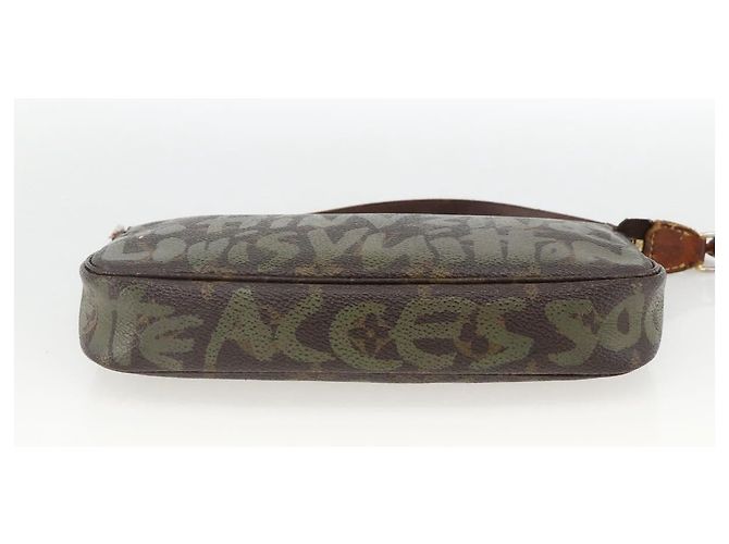 LOUIS VUITTON Monogram graffiti Pochette Pouch Khaki M92191 LV - vista 9