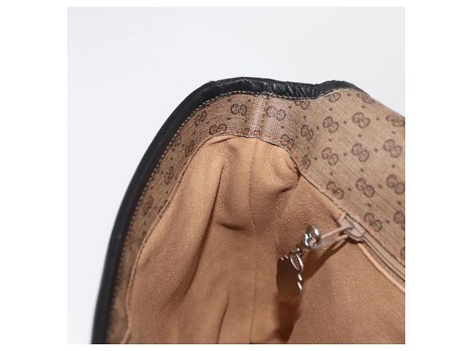 GUCCI Micro GG Supreme Web Sherry Line Bag PVC Beige Silver - vista 20