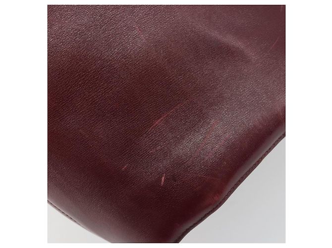 Céline CELINE Circle Shoulder Bag Leather Bordeaux Gold - vista 10