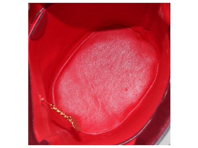 Céline CELINE Circle Shoulder Bag Leather Bordeaux Gold - vista 11