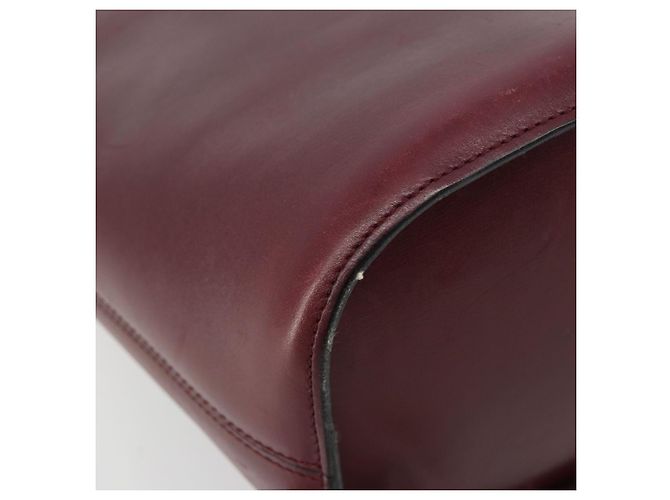 Céline CELINE Circle Shoulder Bag Leather Bordeaux Gold - vista 14