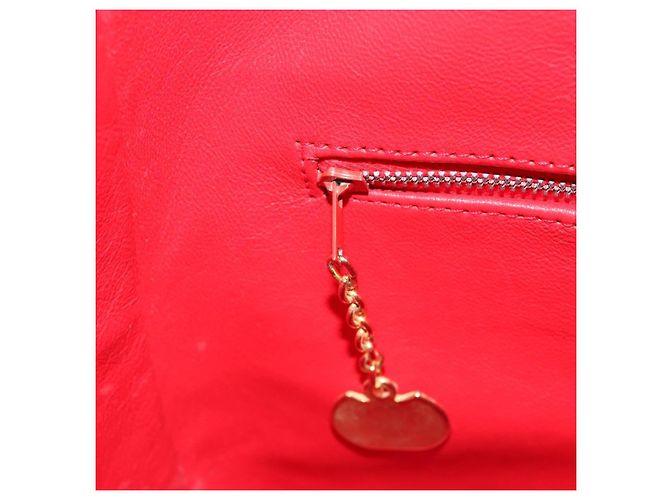 Céline CELINE Circle Shoulder Bag Leather Bordeaux Gold - vista 21