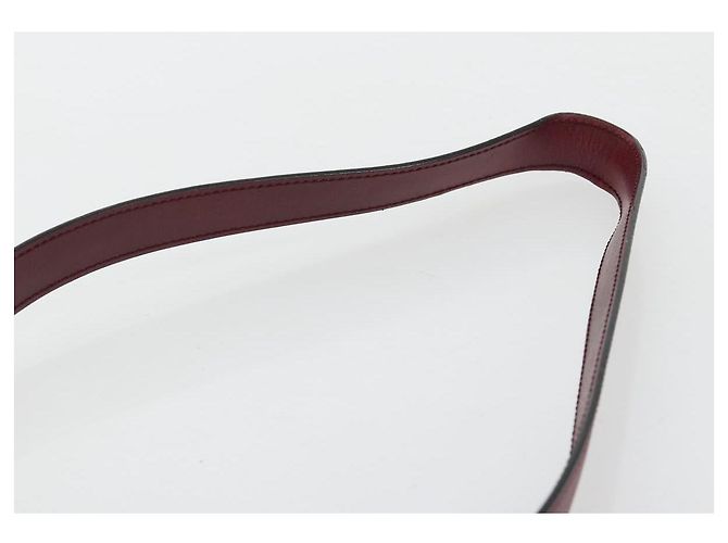 Céline CELINE Circle Shoulder Bag Leather Bordeaux Gold - vista 8