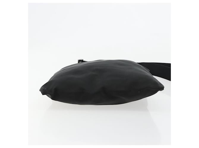 PRADA Shoulder Bag Nylon Black Silver - vista 5