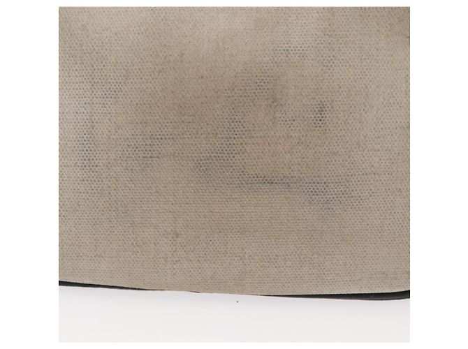SAINT LAURENT Shoulder Bag Coated Canvas Silver Beige - vista 3