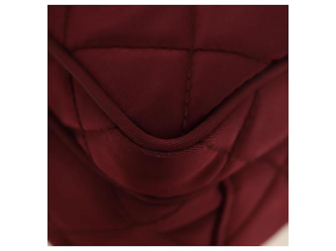 PRADA Shoulder Bag Nylon Bordeaux Silver - vista 15