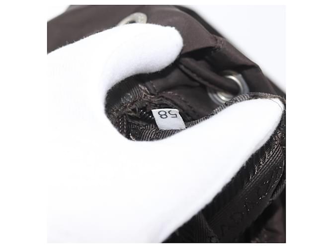 PRADA Backpack Nylon Brown Silver - vista 11