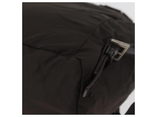 PRADA Backpack Nylon Brown Silver - vista 19