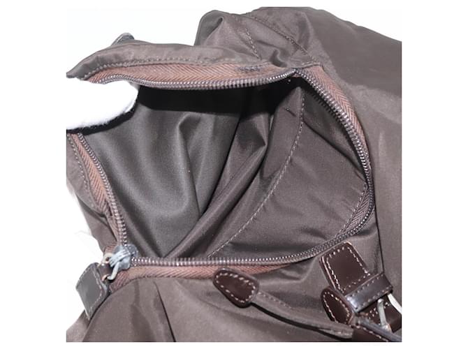 PRADA Backpack Nylon Brown Silver - vista 29