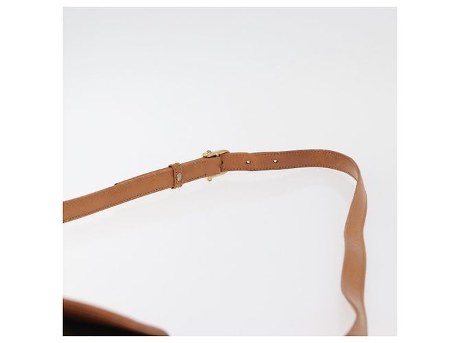 Céline CELINE Macadam Canvas Shoulder Bag PVC Leather Brown Gold - vista 8