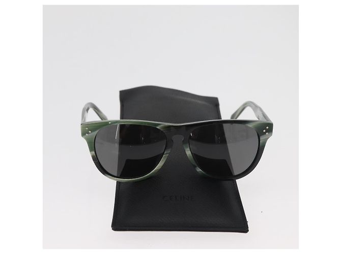 Céline CELINE Sunglasses plastic Green - vista 12