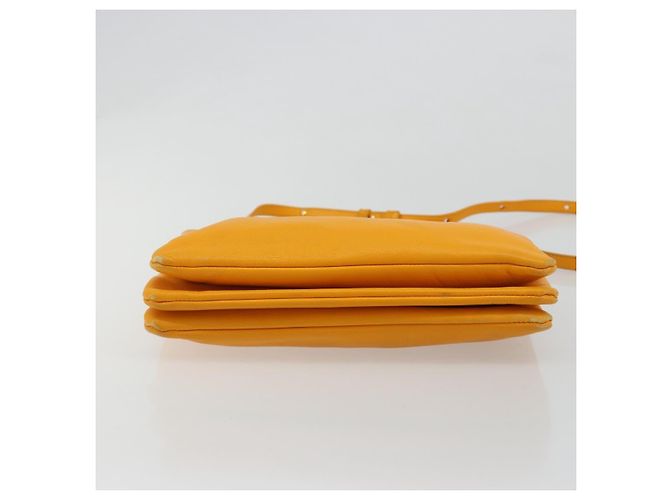 Céline CELINE Trio Shoulder Bag Leather Yellow Gold - vista 5
