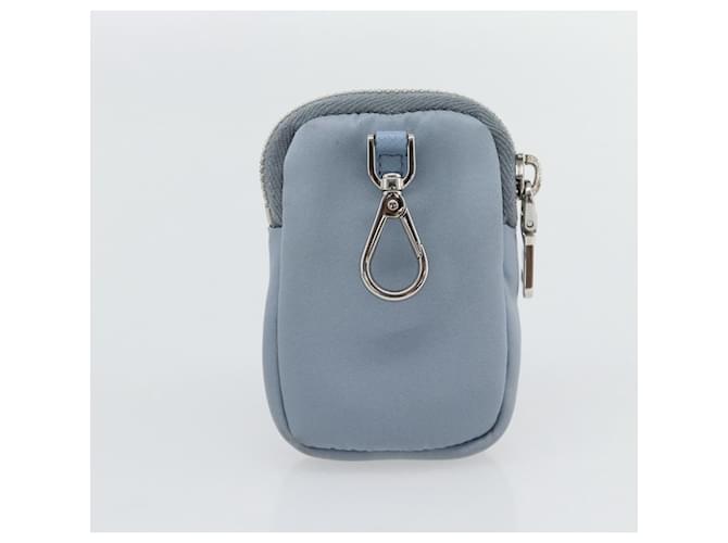 PRADA Re-Edition Shoulder Bag Nylon Blue Silver - vista 27
