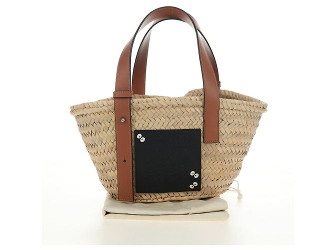 LOEWE Studio Ghibli Collaboration Hand Bag Raffia Beige - vista 12