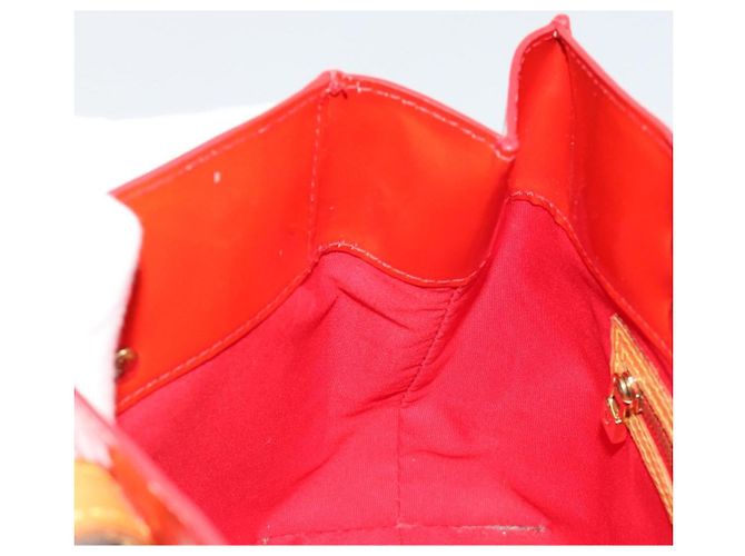 LOUIS VUITTON Monogram Vernis Reade PM Hand Bag Red Rouge M91088 LV - vista 20