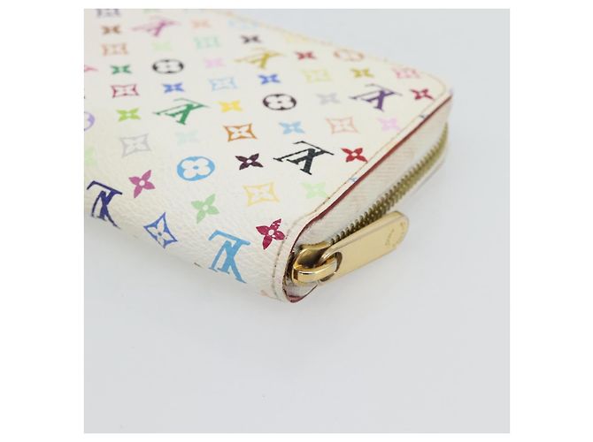 LOUIS VUITTON Monogram Multicolor Zippy Long Wallet White M60241 LV - vista 15