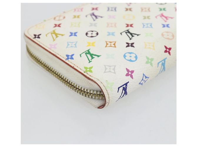 LOUIS VUITTON Monogram Multicolor Zippy Long Wallet White M60241 LV - vista 16