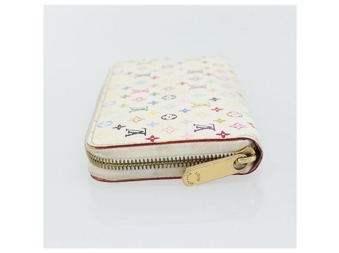 LOUIS VUITTON Monogram Multicolor Zippy Long Wallet White M60241 LV - vista 3