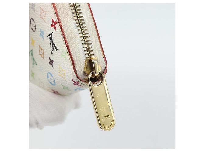 LOUIS VUITTON Monogram Multicolor Zippy Long Wallet White M60241 LV - vista 8