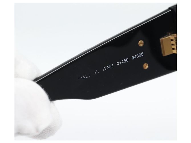 CHANEL Sunglasses plastic Black CC - vista 11