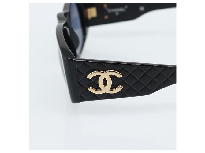 CHANEL Sunglasses plastic Black CC - vista 6