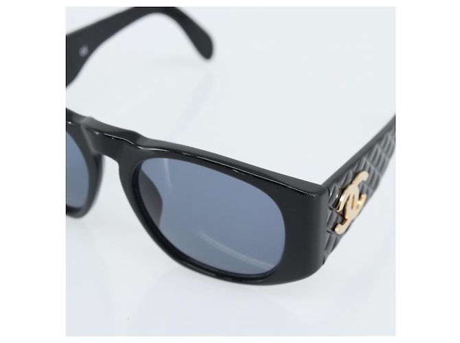 CHANEL Sunglasses plastic Black CC - vista 8