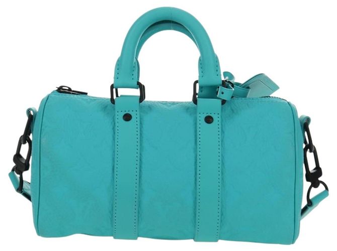 LOUIS VUITTON Taurillon Clemence Keepall Bandouliere 25 Bag M11996 - view 13