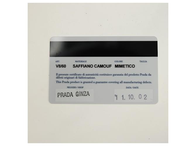 PRADA Trunk Saffiano leather Camouflage - vista 12
