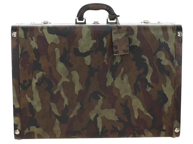 PRADA Trunk Saffiano leather Camouflage - vista 13