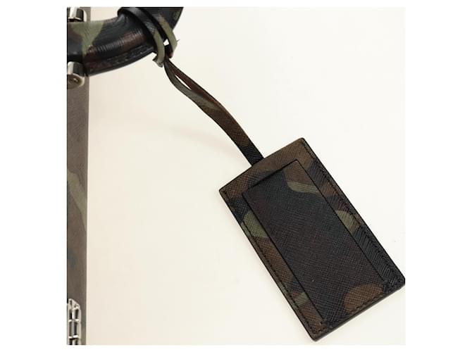 PRADA Trunk Saffiano leather Camouflage - vista 18