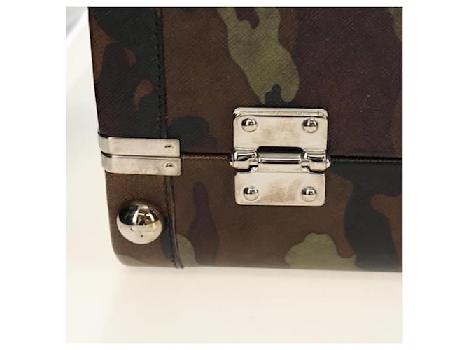 PRADA Trunk Saffiano leather Camouflage - vista 20