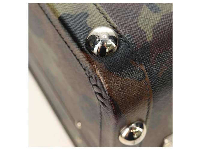 PRADA Trunk Saffiano leather Camouflage - vista 23