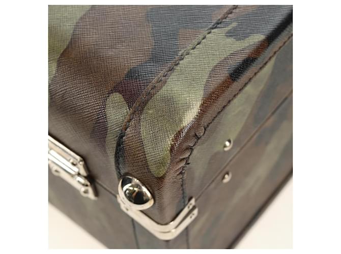 PRADA Trunk Saffiano leather Camouflage - vista 26