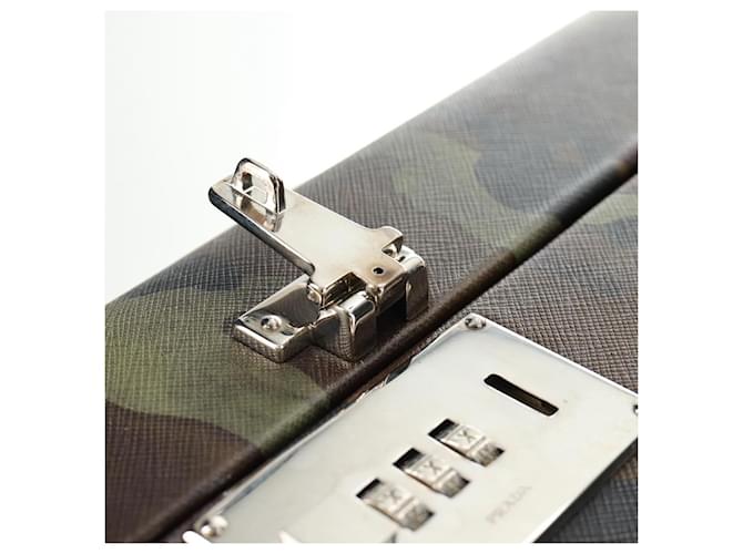 PRADA Trunk Saffiano leather Camouflage - vista 27