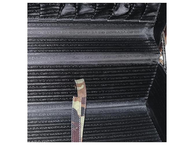 PRADA Trunk Saffiano leather Camouflage - vista 33