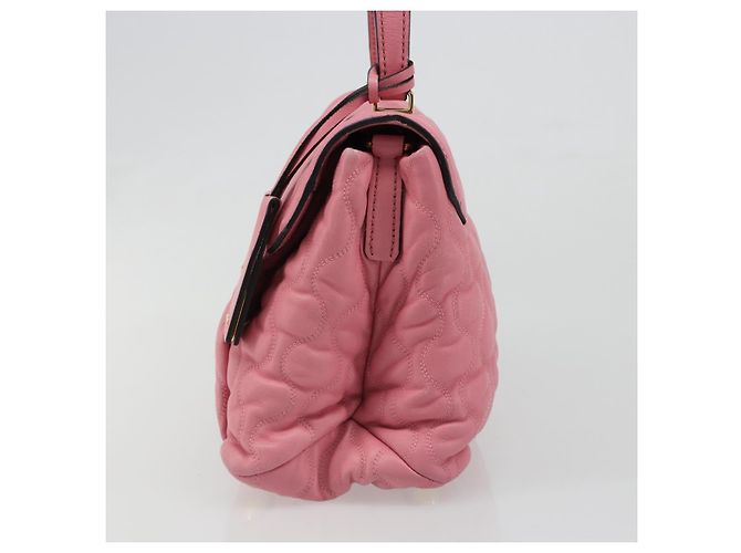 Miu Miu Hand Bag Leather Pink Gold - vista 3