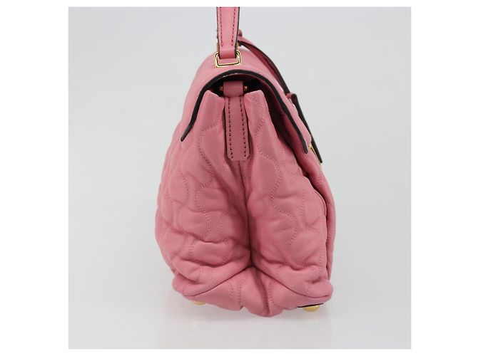 Miu Miu Hand Bag Leather Pink Gold - vista 4