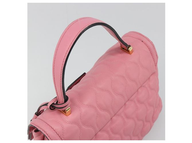 Miu Miu Hand Bag Leather Pink Gold - vista 6